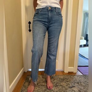 KUT from the cloth - Kelsey fab AB ankle flare denim jeans in size 2.